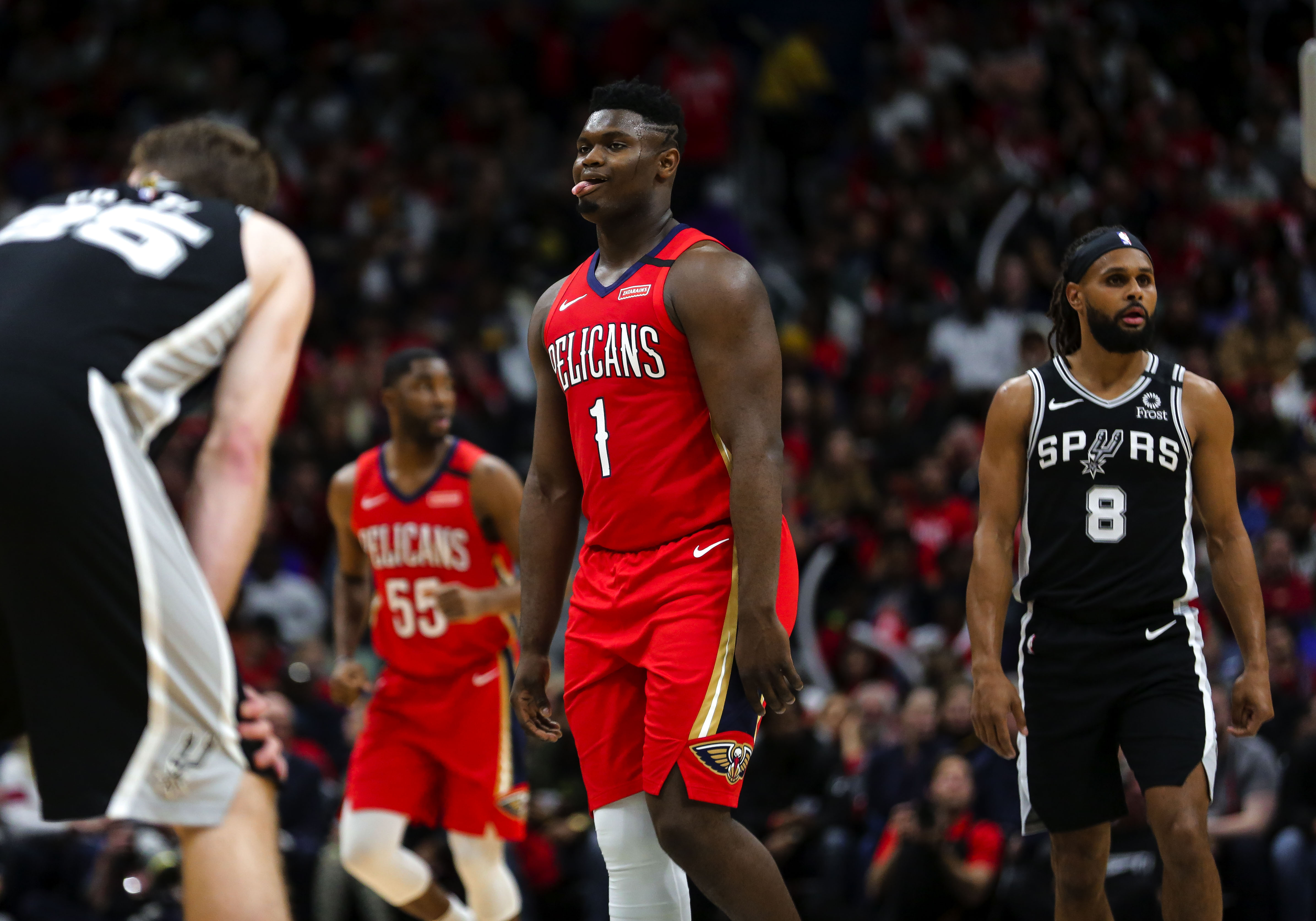 Zion Williamson had an NBA debut to remember. (Derick E. Hingle/Reuters)