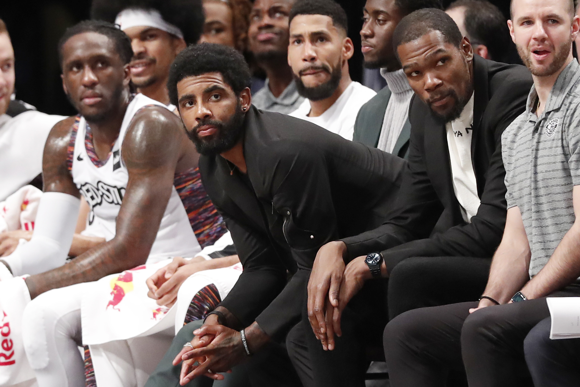 Kyrie Irving says he received cortisone shot on Christmas Eve, will be out another two months