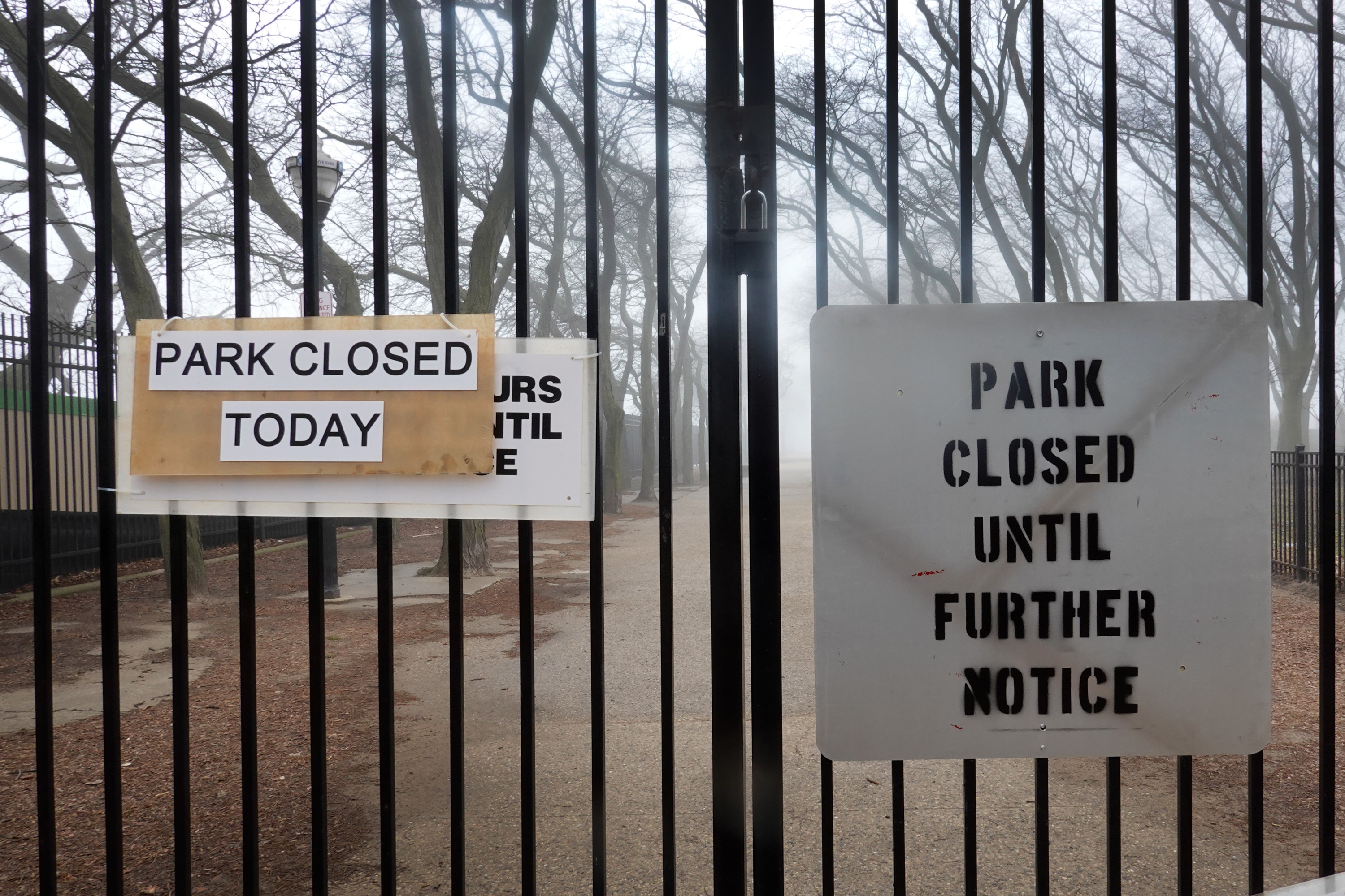 At Milton Olive Park in Chicago.