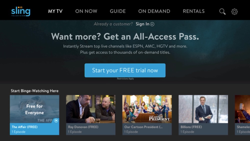 Sling TV debuts free streaming option on Roku