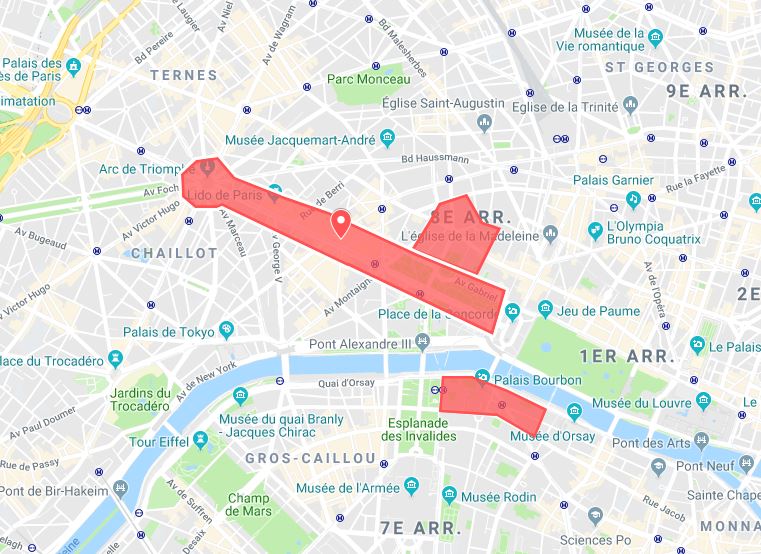Acte 19 Des Gilets Jaunes La Carte Des Zones Interdites à