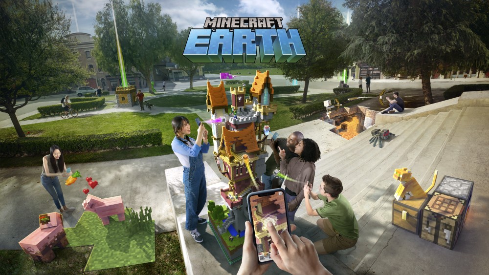 マインクラフトの完全新作arゲーム Minecraft Earth 発表 全地球