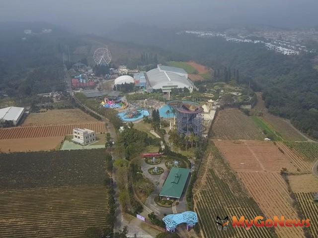 ▲桃園龍潭山坡地劃出，土地活化利用(圖：桃園市政府)