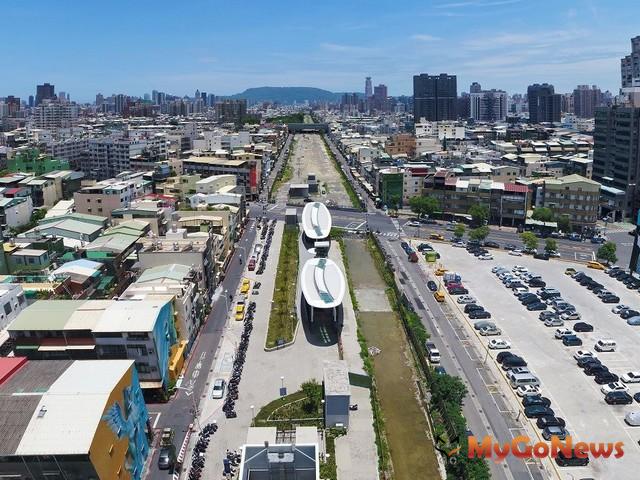 ▲鐵路地下化鳳山沿線推行「增額容積」挹注市庫財源7.6億元(圖：高雄市政府)