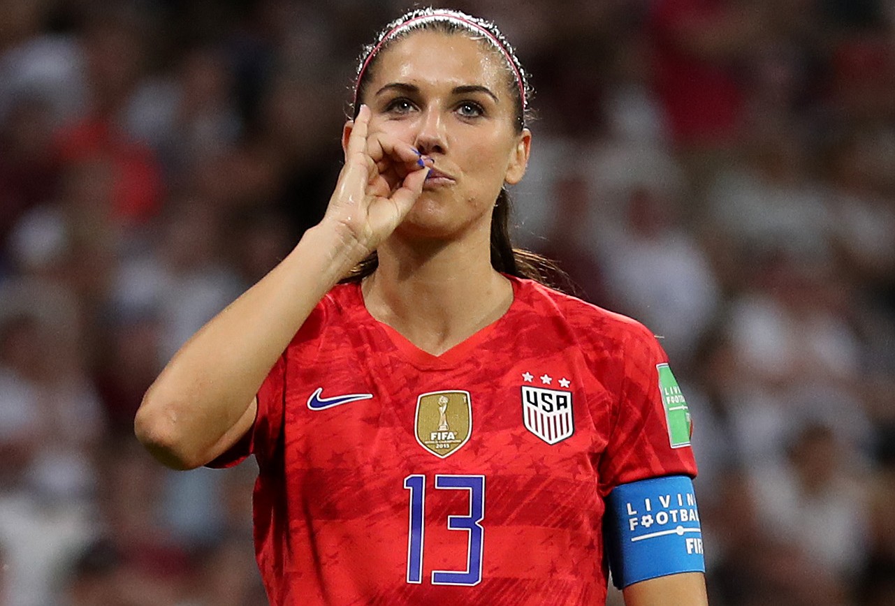 Alex Morgan Has A Message For England In Her New Goal Celebration Aol News 