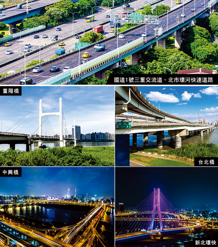 三重擁有三橋雙捷一高，另有兩條快速道路，充足的交通動能，輕鬆往返雙北各區