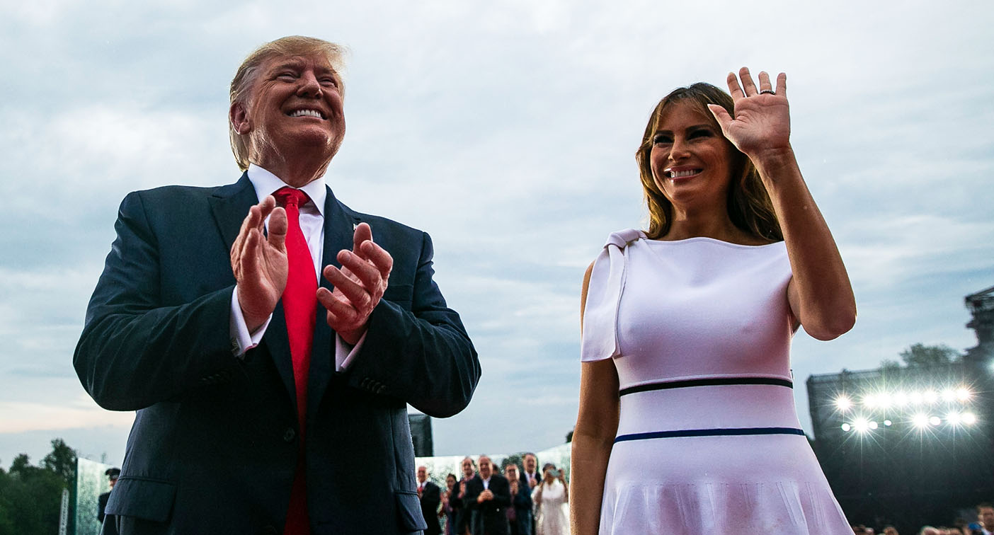 melania fourth of july dress