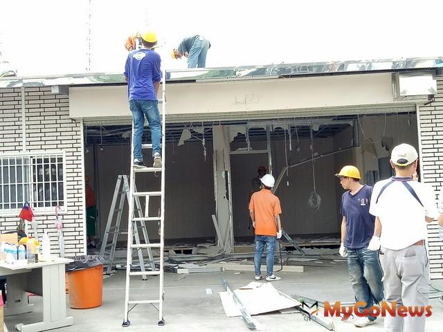 ▲建管處執行拆除立賢路等6處違建，全力遏止新違建氾濫展現拆除決心(圖：台北市政府)