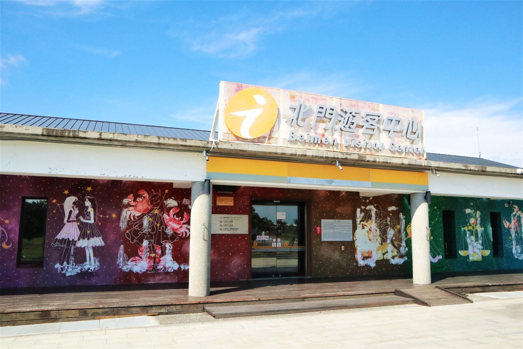 北門遊客中心新彩繪牆 (圖片來源：雲嘉南濱海國家風景區)