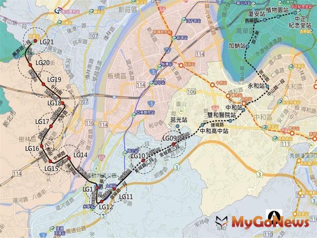 ▲總統視察新北捷運樹林線(萬大-中和-樹林第二期工程)，新北市府展現積極爭取軌道建設的決心(圖：新北市政府)
