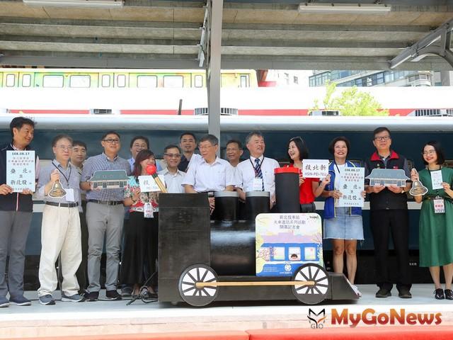 ▲出席新北投車站二期工程完工開幕 柯文哲:公私協力打造無圍牆城市博物館(圖：台北市政府)