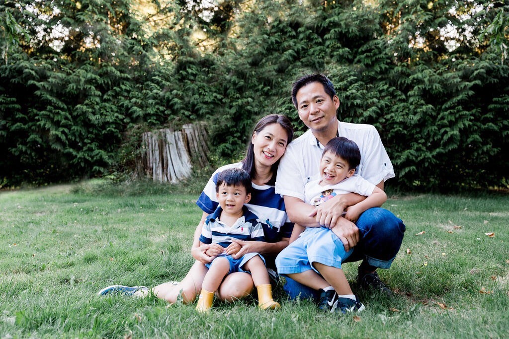 ▲李培禎趁著暑假，帶著孩子們回加拿大溫哥華的娘家玩。