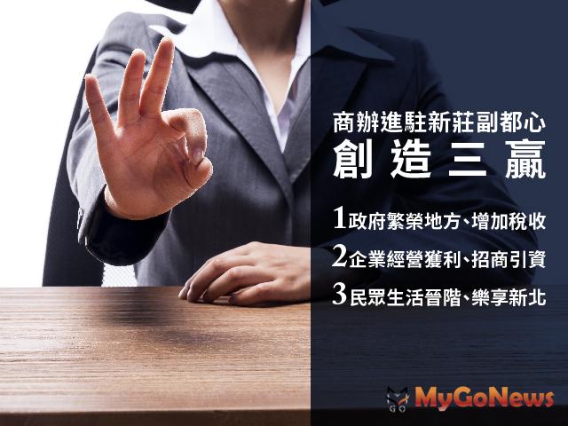 ▲商辦進駐新莊副都心創造三贏