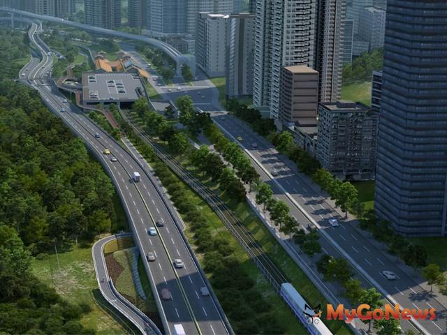 ▲終結淡水人的痛 興建淡北道路以優化大眾運輸(圖：新北市政府)