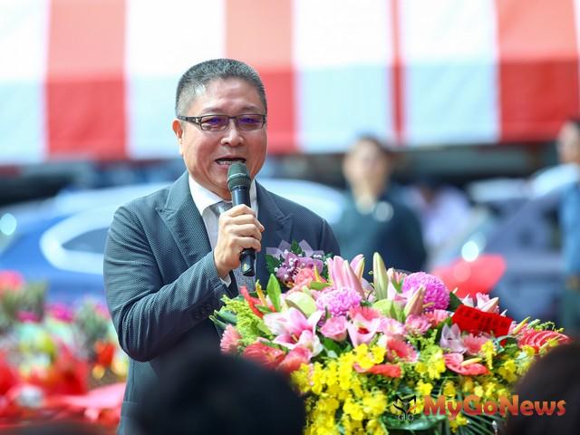 ▲嘉磐建設董事長魏嘉銘指出，此案開發土地取得不易(圖：台中市政府)