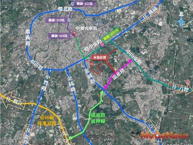 ▲中壢運動公園區段徵收計畫經內政部審議通過，正式啟動中壢後站新核心開發願景(圖：桃園市政府)