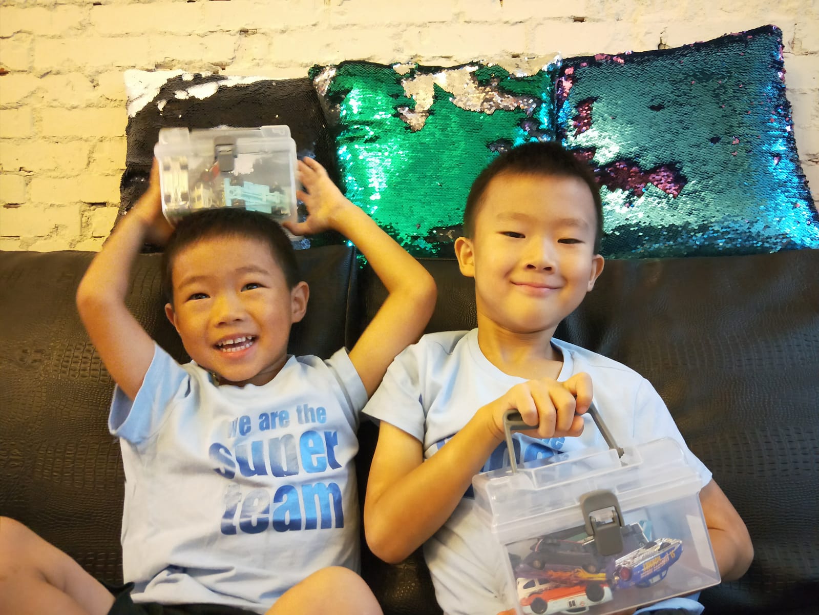 【親子時尚】蔣偉文最愛與孩子玩「恐怖箱」　用玩具培養孩子創造力