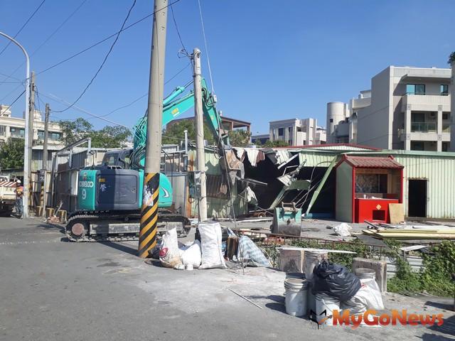 ▲關渡平原2015年以後新增違建建管處展現拆除決心(示意圖)