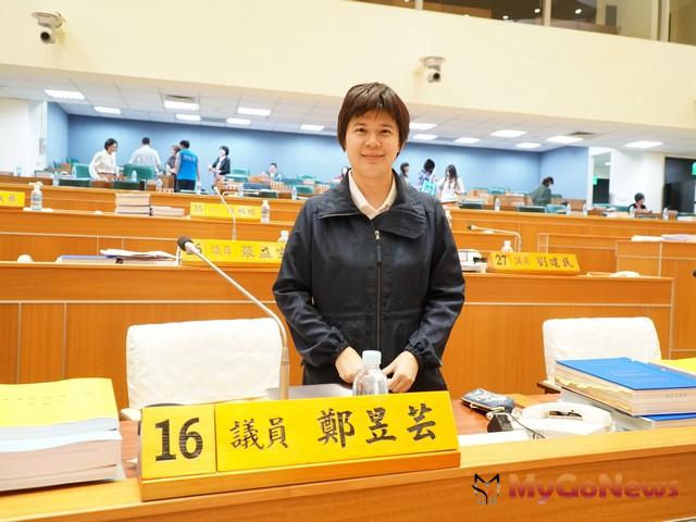 ▲鄭昱芸議員針對國土計畫法實施前竹縣如何規劃提出質詢(圖：新竹縣政府)