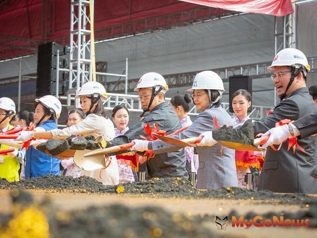 ▲台中國際機場整建國內航廈動工，服務品質再升級！(圖：總統府)