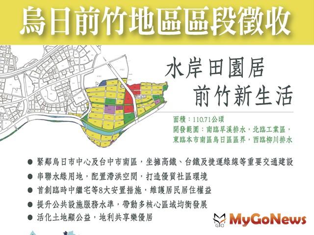 ▲烏日前竹地區區段徵收