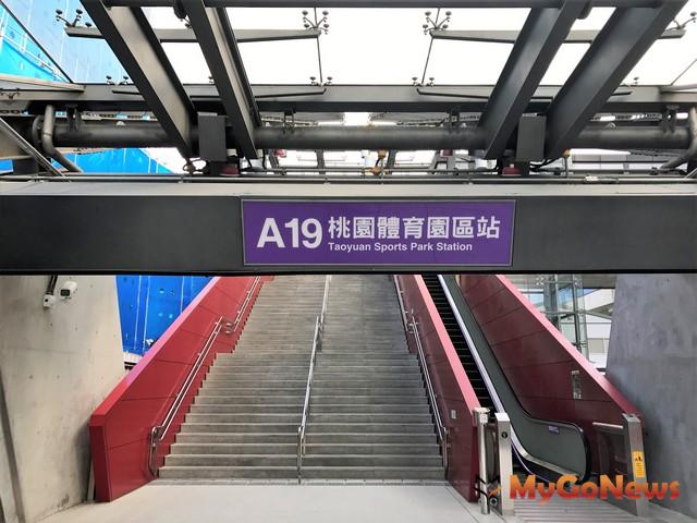 ▲台灣桃園國際機場聯外捷運系統A19站(桃園體育園區站) 商場標租案