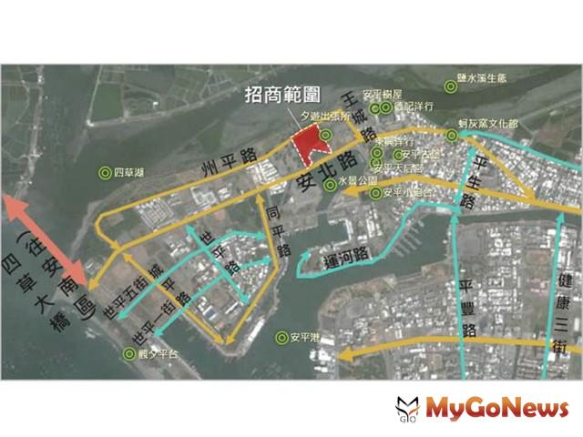 ▲安平古堡段都市更新案10月底起公告招商(圖：台南市政府)