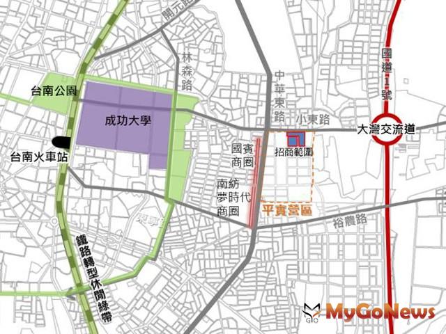 ▲東區平實營區都市更新案正式公告招商，活化土地打造東區副都心(圖：台南市政府)