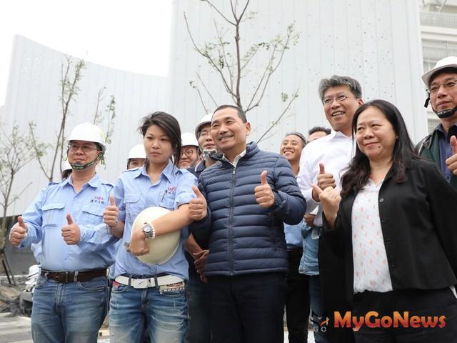 ▲「國家電影中心」工程進度逾8成 侯友宜：打造全台影視重鎮(圖：新北市政府)