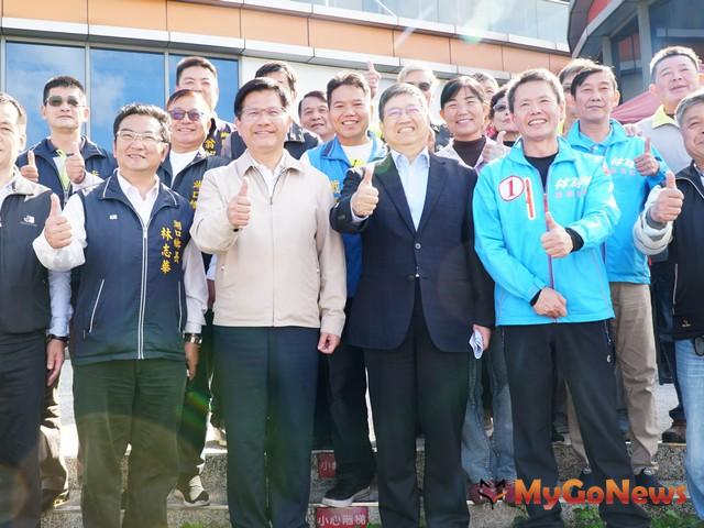 ▲楊文科縣長爭取重大交通建設，交通部長林佳龍：即刻啟動(圖：新竹縣政府)