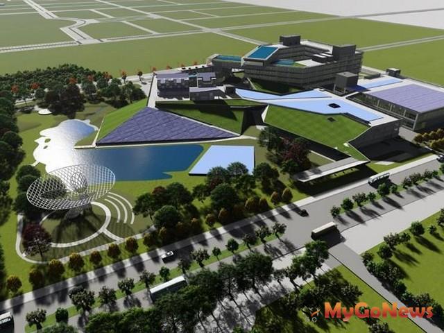 ▲沙崙智慧綠能科學城最關鍵的任務是建置一座智慧生態城，打造成綠能科技產業聚落。(圖：經濟部)