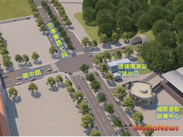 ▲國家生技研究園區聯外道路案 預計2024年9月完工(圖：台北市政府)