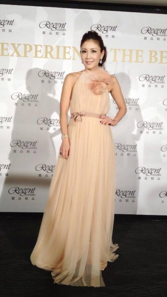 ▲曲艾玲認為參加Party只要展現出自信，氣勢自然就出來了。