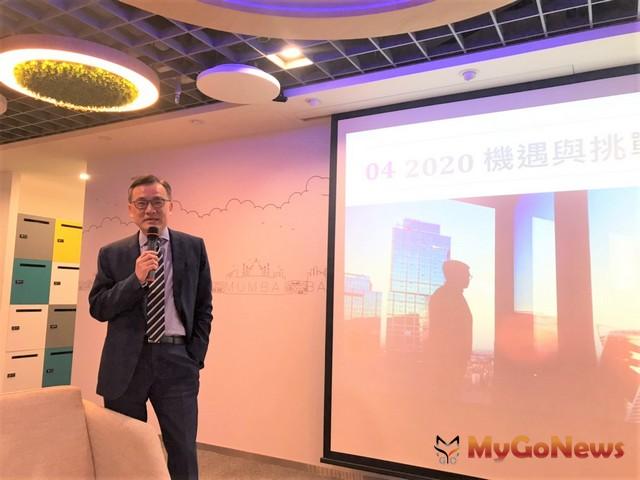 ▲劉學龍：商辦榮景應該還有3年，2023年台北南港、西區約41萬坪釋出，若市場需求減少，將會是商辦隱憂