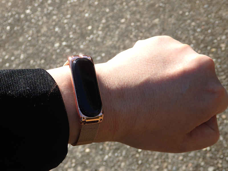 Metal band with Mi band 4