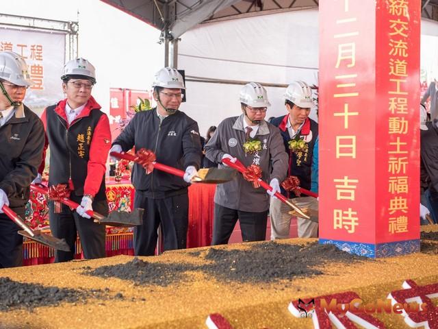 ▲國道3號銜接台66線增設系統交流道動工，改善台66終點交通延滯，提升未來路網效益(圖：桃園市政府)