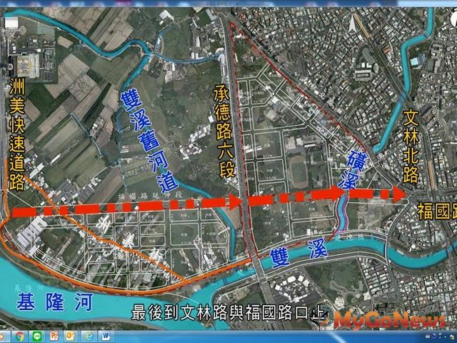 ▲福國路延伸段工程，東西向貫通，預計2022年10月底完工(圖：台北市政府)