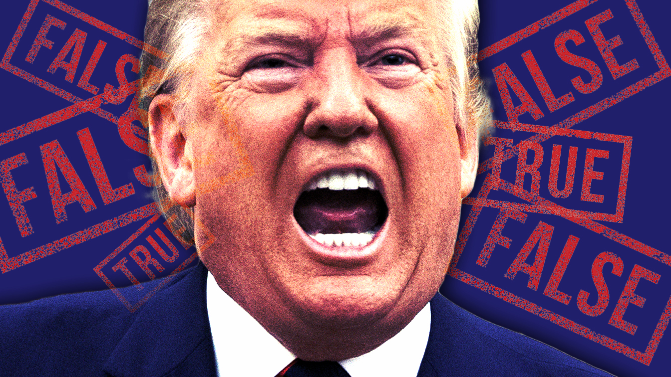 President Trump (Photo illustration: Yahoo News; photos: AP, Getty Images)