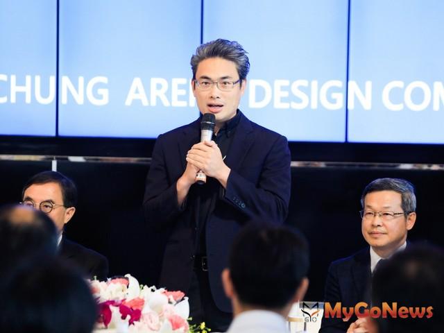 ▲運動局長李昱叡表示，盼藉由打造國際級場館，爭取國際賽事到台中舉辦(圖：台中市政府)