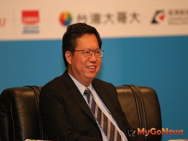 ▲桃園市長鄭文燦說，青埔特區已發展成為台灣重要的示範城市。