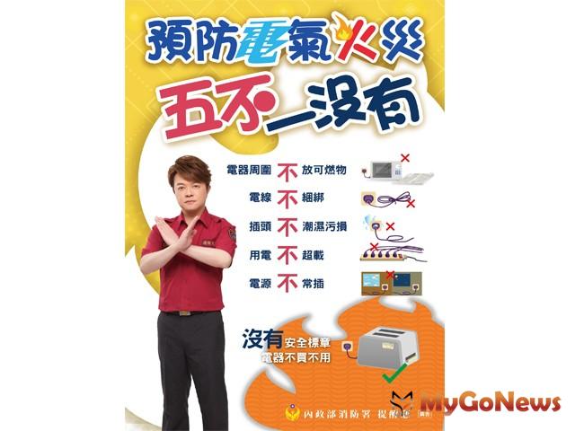 ▲2019年春節火災237件 內政部提醒要注意這幾點(圖：內政部)