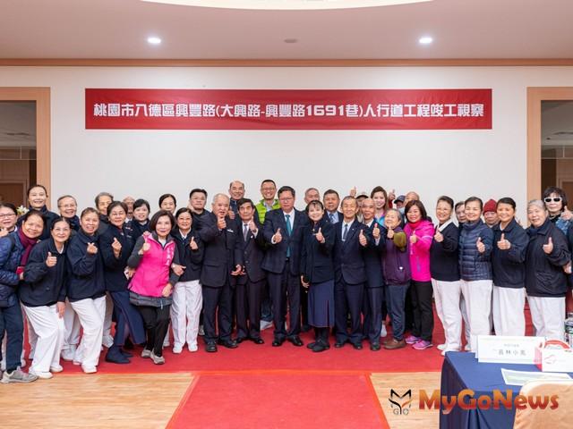 ▲八德區興豐路改善人行道、提升道路平坦度，打造更安全通行環境(圖：桃園市政府)