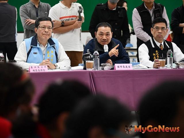 ▲侯友宜 落實蘆洲建設解決民生問題(圖：新北市政府)
