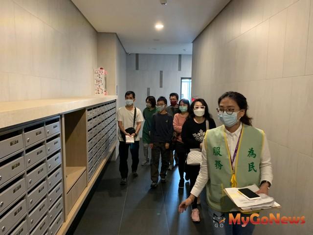 ▲南屯精科好宅開放參觀，逾百民眾前來參觀(圖：台中市政府)