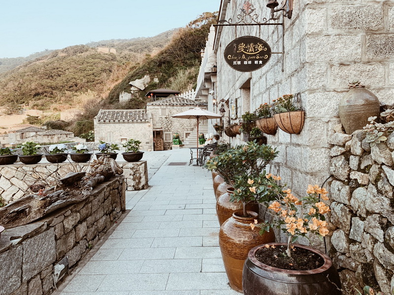 圖/在芹壁愛情海民宿住一晚，愜意感受這裡的閑適與美景。
