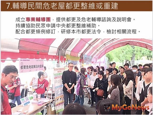 ▲7.輔導民間危老屋都更整維或重建