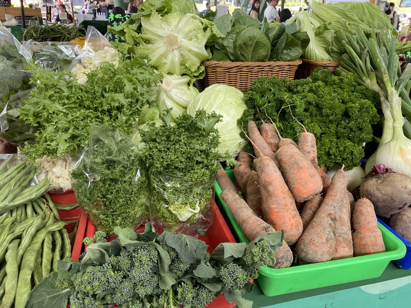 圖/花蓮週的有機蔬菜。