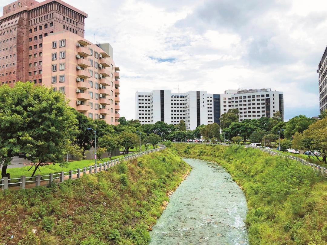 ▲天母磺溪周邊住宅環境佳，未來改建效益相當大。