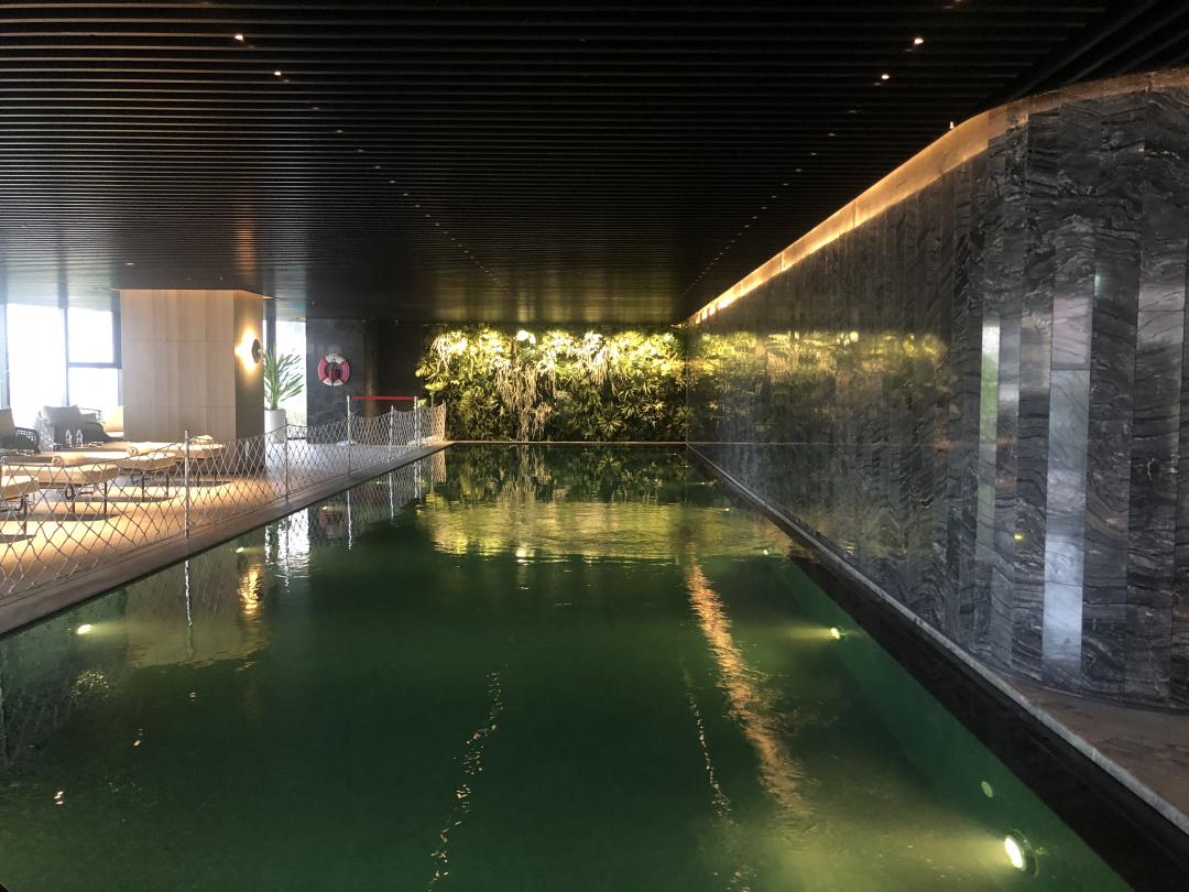 ▲3樓規劃整層公設，有20米溫水泳池。