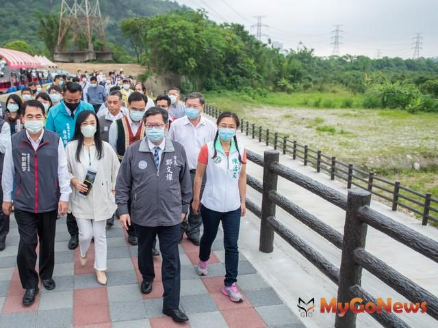 ▲完成大溪崁津部落左岸保護工前導工程，未來打造休閒園區成為部落亮點(圖：桃園市政府)